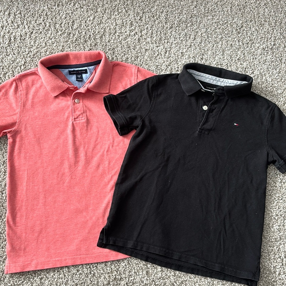 Tommy hilfigerr polos for boys size 8